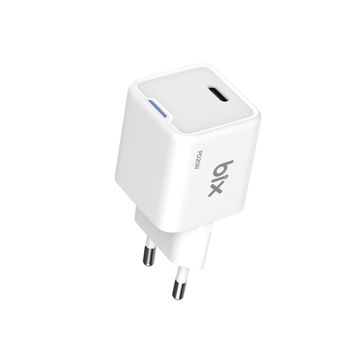 Bix 20W GaN USB-C iPhone Android ve iPad Uyumlu Type-C PD Beyaz Hızlı Şarj Adaptörü