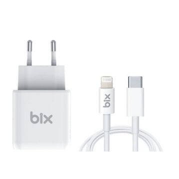 Bix BX-CL20TA Hızlı Şarj Adaptörü + 3A USB-C'den Lightning Kablo