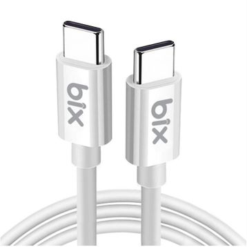 Bix BX-UC02C 1 mt Siyah 60W Type-C to Type-C Hızlı Şarj ve Data Kablosu