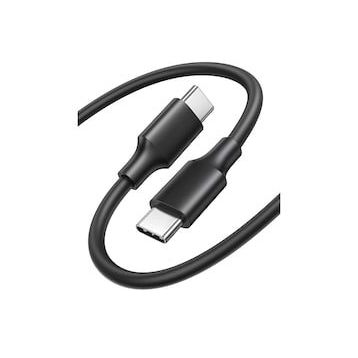Bix BX-UC02C 1 mt Siyah 60W Type-C to Type-C Hızlı Şarj ve Data Kablosu