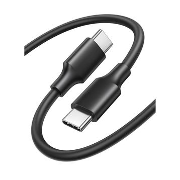 Bix BX-UC02C 1 mt Siyah 60W Type-C to Type-C Hızlı Şarj ve Data Kablosu