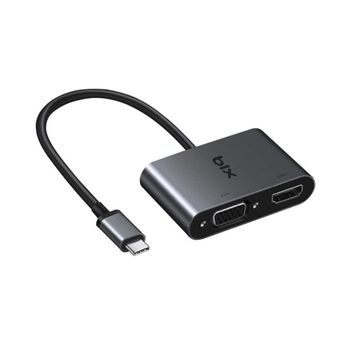 Bix BX14HB Type-C TO HDMI VGA Adaptör