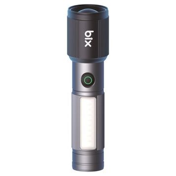 Bix BX2153FL 7 Watt LED 325 mt Menzilli 330 Lümen Type-C LED El Feneri Manyetik COB Zoom Özellikli Işıklı Kamp Feneri