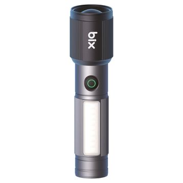 Bix BX2153FL 7 Watt LED 325 mt Menzilli 330 Lümen Type-C LED El Feneri Manyetik COB Zoom Özellikli Işıklı Kamp Feneri