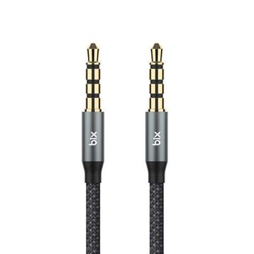 Bix Hi-Fi 3.5 mm To Erkek 1.5 mt Örgülü Aux Ses Kablosu