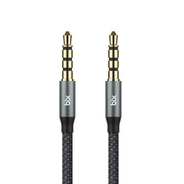 Bix Hi-Fi 3.5 mm To Erkek 1.5 mt Örgülü Aux Ses Kablosu