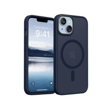 Bix iPhone 13/14 Pure Rainbow Parmak İzi Önleyici Mavi Çizilmeye Dayanıklı Darbe Emici Renk Geçişli Şeffaf Kılıf