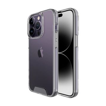 Bix iPhone 14 Pro Nebula Aqua Transparan Ultra Şeffaf Çizilmeye Dayanıklı Tam Kapsamlı Koruma Kılıf
