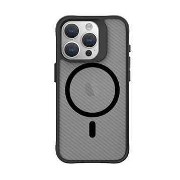 Bix iPhone 15 Pro Carbon Fiber Force Magsafe Anti Şok Teknolojili Kamera ve Ekran Korumalı Kılıf