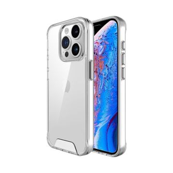 Bix iPhone 15 Pro Nebula Aqua Transparan Ultra Şeffaf Çizilmeye Dayanıklı Tam Kapsamlı Koruma Kılıf