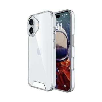 Bix iPhone 16 Plus Nebula Aqua Transparan Ultra Şeffaf Çizilmeye Dayanıklı Tam Kapsamlı Koruma Kılıf