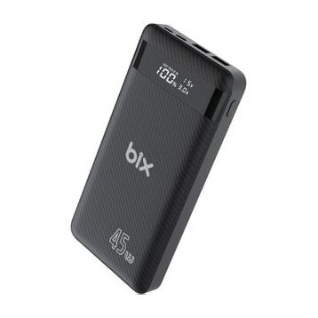 Bix Pb202 Hızlı Şarj 20.000 mAh Siyah Powerbank Teşhir- Outlet