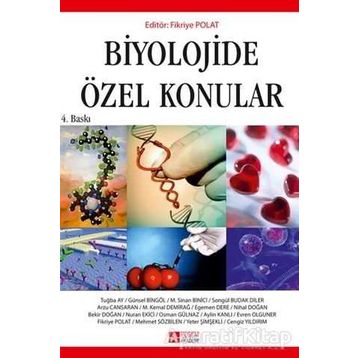 Biyolojide Özel Konular - Pegem Akademi Yayıncılık