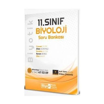 Biyotik Yayınları AYT Biyoloji Soru Bankası