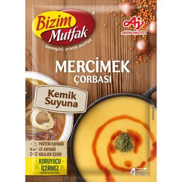 Bizim Mutfak 72 gr Kemik Suyuna Mercimek Çorbası