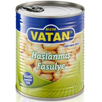 Bizim Vatan 800 gr Haşlanmış Kuru Fasulye