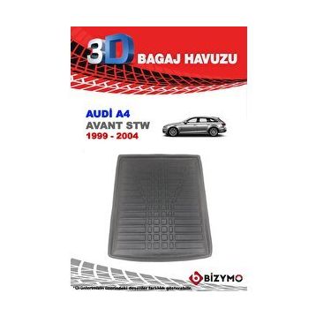 Bizymo Audi A4 B5 Kasa Avant STW 1999-2004 3D Bagaj Havuzu
