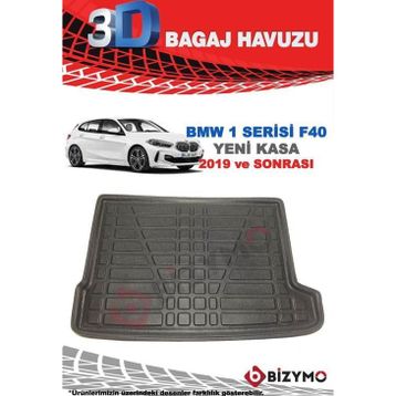 Bizymo BMW 1 Serisi F40 2019 Sonrası Yeni Kasa 3D Bagaj Havuzu