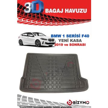 Bizymo BMW 1 Serisi F40 2019 Sonrası Yeni Kasa 3D Bagaj Havuzu