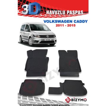 Bizymo Volkswagen Caddy 2011-2015 3D Paspas Takımı