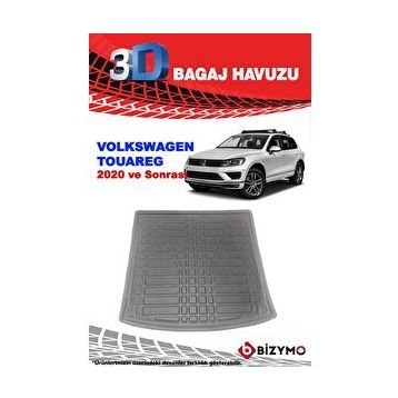 Bizymo Volkswagen Touareg 2020 ve Sonrası 3D Bagaj Havuzu