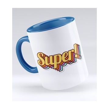 BK 1 Gift Super Tasarımlı Mavi Kupa Bardak