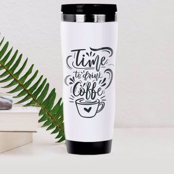 BK 14 Gift Coffee Tasarımlı Çelik Termos Bardak