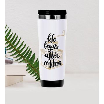BK 2 Gift Coffee Tasarımlı Çelik Termos Bardak