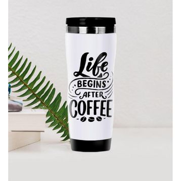 BK 22 Gift Coffee Tasarımlı Çelik Termos Bardak