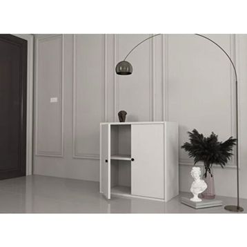 BK Concept AYK-1015-C Beyaz 65 cm Dolapli Ayakkabılık
