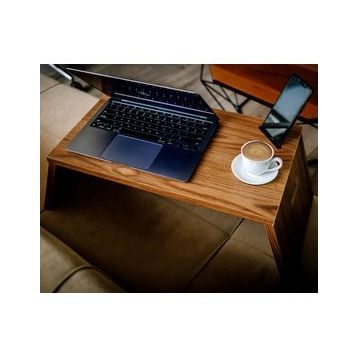 BK Gift Ahşap Katlanabilir Organizer Notebook Laptop Sehpası