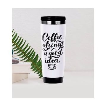 BK Gift Coffee Tasarımlı Çelik Termos Bardak