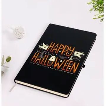 BK Gift Happy Halloween Tasarımlı 4 Siyah Defter