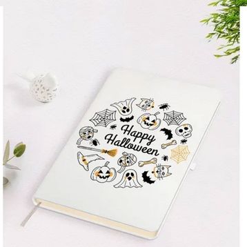 Bk Gift Happy Halloween Tasarımlı 5 Beyaz Defter