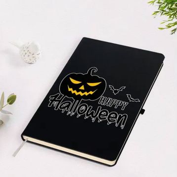 BK Gift Happy Halloween Tasarımlı 6 Siyah Defter