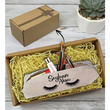 BK Gift Kişiye Özel Isimli Kalemlik Keten
