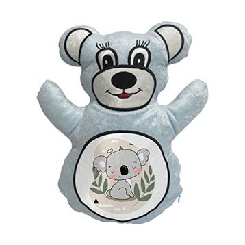 BK Gift Sevimli Koala Tasarımlı Mavi Ayıcık Yastık