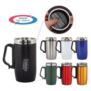 BK Kişiye Özel 5304 Pembe Çelik 240 ml Termos