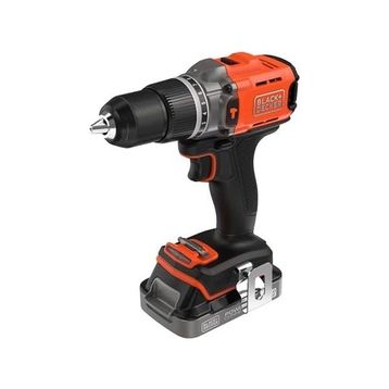 Black & Decker BCD383D1XK-QW 18V 2 Ah Akülü Darbeli Matkap