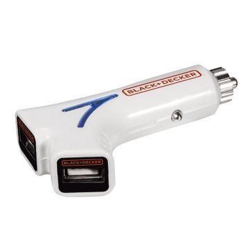 Black & Decker PIUSB2BE 3.1 Amper Çift Çıkışlı USB Araç Şarj Cihazı