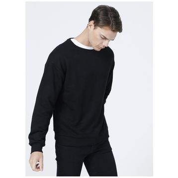 Black On Black Siyah Erkek Sweatshirt