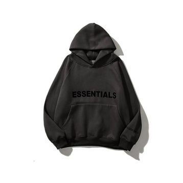 Black Sokak Antrasit Essential Baskılı Unisex Sweatshirt