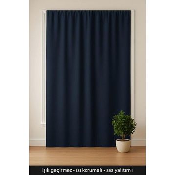 Blackout Lacivert 280x200 cm Karartma Perde