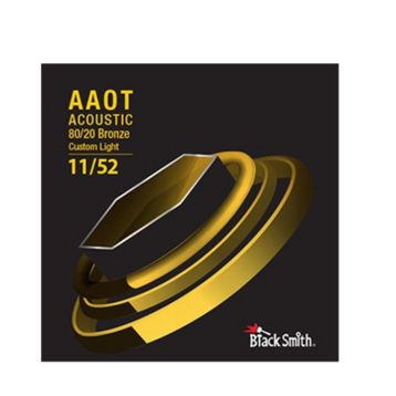 Blacksmith AABR-1152 Siyah Custom Light Akustik Gitar Teli