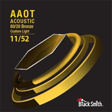 Blacksmith AABR-1152 Siyah Custom Light Akustik Gitar Teli