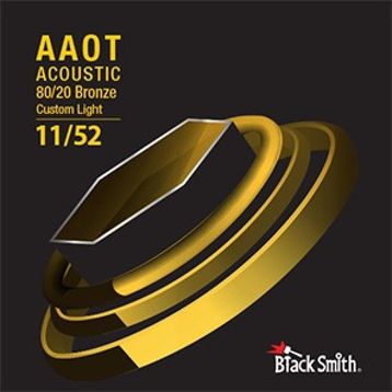 Blacksmith AABR-1152 Siyah Custom Light Akustik Gitar Teli