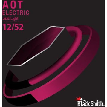 Blacksmith ANW-1252 Siyah Jazz Light Elektrogitar Teli