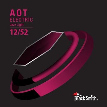 Blacksmith ANW-1252 Siyah Jazz Light Elektrogitar Teli