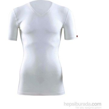 Blackspade 1263 Beyaz 2.Seviye V Yaka Unisex Termal İçlik