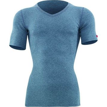 Blackspade 1263 Gri Melanj 2.Seviye V Yaka Kısa Kol Unisex Termal İçlik